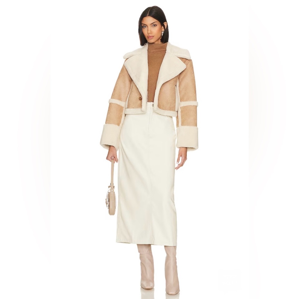 Free People Cream Maxi Skirt